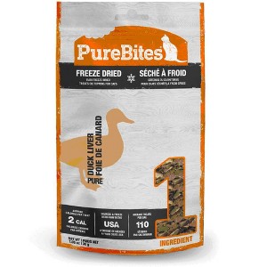 PureBites Cat Treats Freeze Dried Duck Liver 1.05oz - 1 of 3