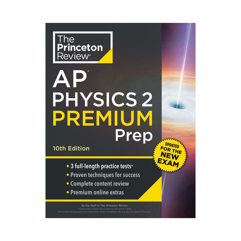 Princeton Review AP Physics 2 Premium Prep, 10th Edition - (College Test Preparation) by  The Princeton Review (Paperback), 1 of 2