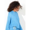 Swimsuits for All Women's Plus Size Baby French Terry Hoodie Cover Up - 4 of 4