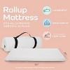 Babylicious Waterproof Pack N Play Mattress Topper Soft Memory Foam, Roll-Up Design, Breathable and Travel-Friendly– Twin Size (38" x 26") - 2 of 4