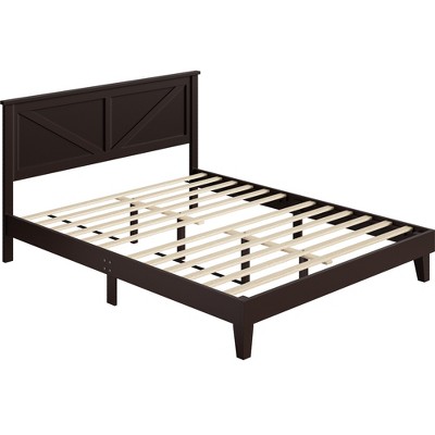 Yaheetech Farmhouse Wooden Bedframe
