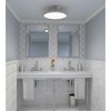 Quoizel Lighting Outskirts 1 - Light Semi-Flush Mount in  Brushed Nickel - 2 of 4