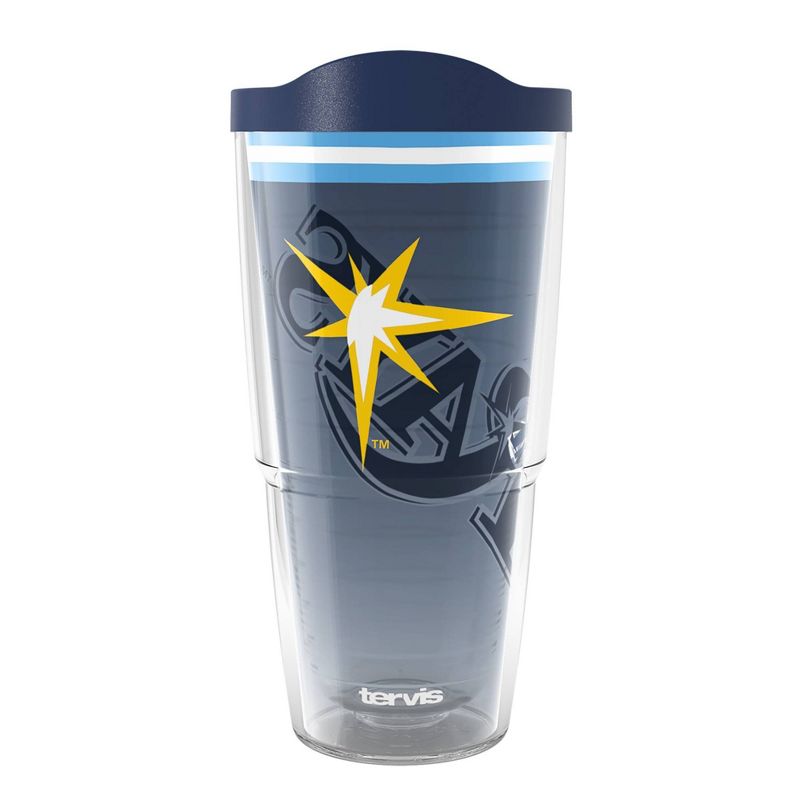 MLB Tampa Bay Rays 24oz Forever Fan Classic Tumbler, 1 of 4