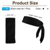 Unique Bargains Polyester Elastic Running Sports Workout Head Band Sweatbands 3 Pcs - 2 of 3