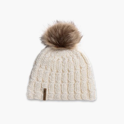 Turtle Fur Fifi Faux Fur Pom Beanie - Women's Winter Hat