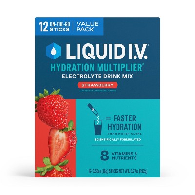 Liquid I.V. Hydration Multiplier Powder Electrolyte Drink Mix ...