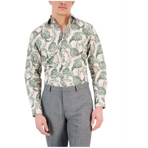 bar III Mens Botanical Print Button Up Shirt - 1 of 1