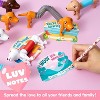 Joyfy 30 Packs Valentine's Day Animal Pop Tubes Fidget Toys | Stretchy Sensory Stress Relief Toys for Kids - 3 of 4