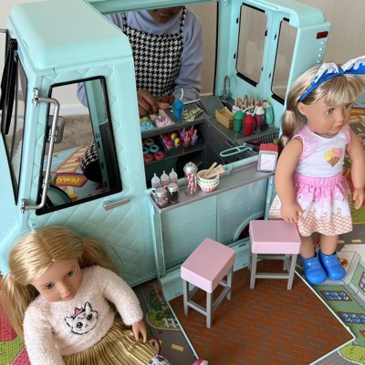 Our Generation Dolls Sweet Stop Ice Cream Truck for Dolls, 18