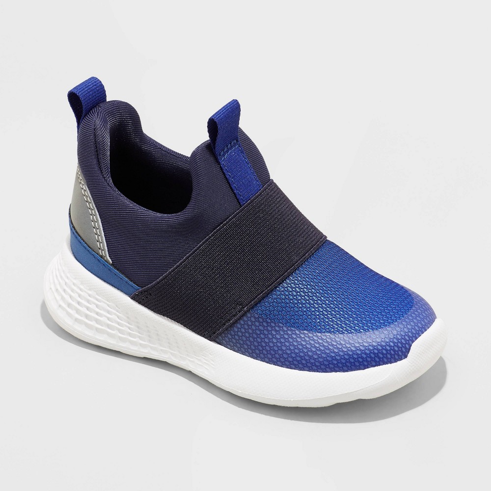 Toddler Gray Slip-On Sneakers - Cat & Jack Blue 12