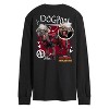 Men's - Marvel - Dogpool Doodles Long Sleeve Graphic T-Shirt - 2 of 4