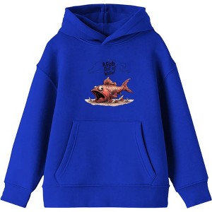 Fish Out of Water Youth Long Sleeve Hoodie - 1 of 2