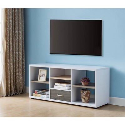 target white entertainment center