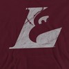 Campus Lab University Of Wisconsin La Crosse Official Distressed Primary Logo Adult Pull-Over Hoodie - 2 of 4