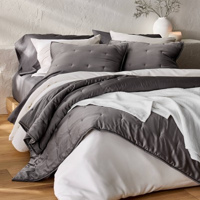 400 Thread Count Percale Sheet Set Dark – Casaluna