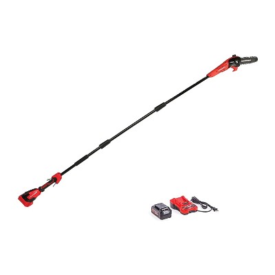 Powerworks 1401413AZ XB Series 40V 8 Inch Cordless Pole Saw with Automatic Oiling System, Cushioned Grip, 2.0 Ah Battery and Charger