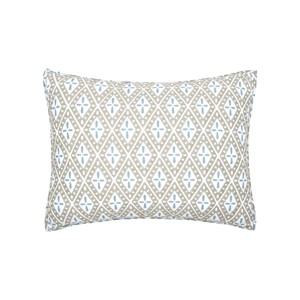 carol & frank 20" x 26" Liam Sky Cotton Standard Sham - Machine Washable - 1 of 4
