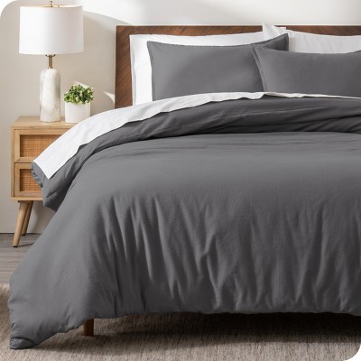 Cotton Flannel Duvet Cover & Sham Set by Bare Home
