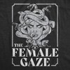 Mens The Female Gaze T Shirt Funny Staring Medusa Joke Tee For Guys - Crazy Dog Men's T Shirt - image 2 of 4