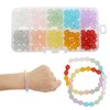 Unique Bargains 8x9mm Date Beads for Bracelets for Bracelet Making DIY Crafts Assorted Color 150Pcs - 3 of 4