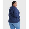 Hanes Just My Size EcoSmart Women's Full-Zip Fleece Hoodie (Plus Size) - 3 of 4