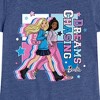 Girls' - Barbie - Chasing Dreams Fitted Short Sleeve Graphic T-Shirt - 2 of 4