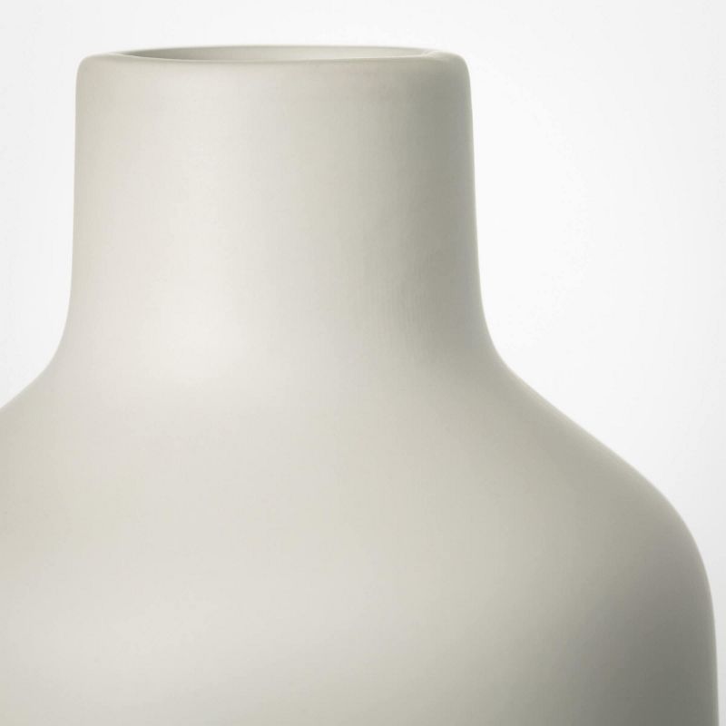Sullivans 10.5" Matte White Bottle Vase, Ceramic, 2 of 4