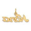 Black Bow Jewelry 14k Yellow Gold Nana Charm or Pendant, 28mm - 3 of 4