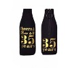 Meant2tobe 45th Birthday Can Cooler - Black - 12 Piece - 3 of 4