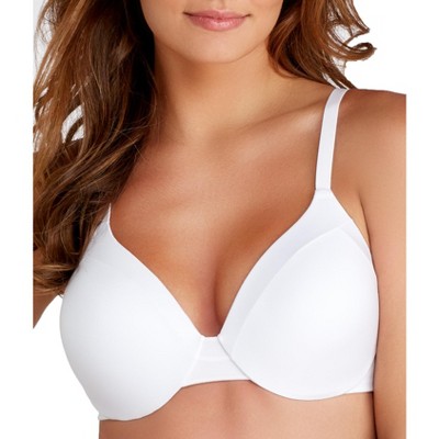 9404 Maidenform comfort Devotion Lace Bra, Smoothing Full-coverage T-Shirt  Bra for Everyday comfort, comfortable Lace Bra, White, 38D