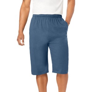 KingSize Lightweight Extra Long Jersey Shorts - 1 of 4