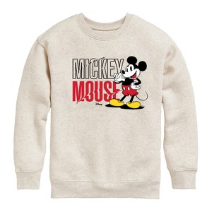 Boys' - Disney - Mickey & Friends Graphic Long Sleeve Fleece Sweatshirt - 1 of 4