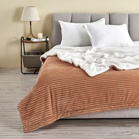 Taupe throw outlet