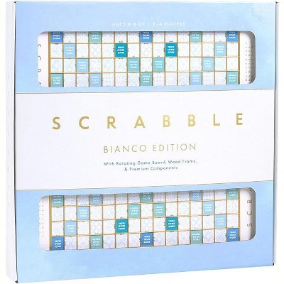 WS Game Company Scrabble Bianco Edition Board Game