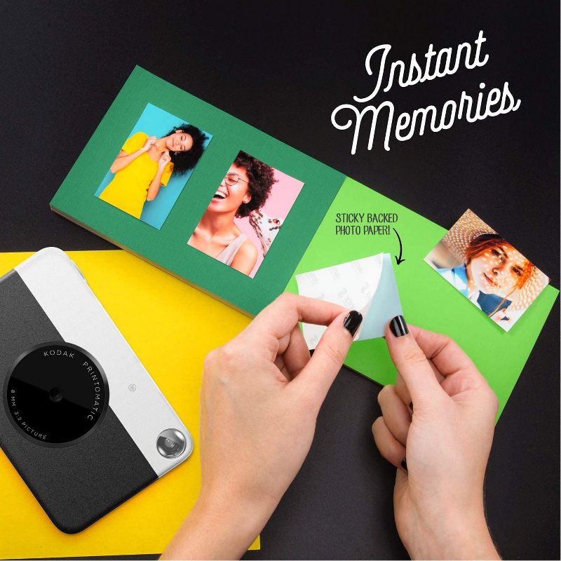 KODAK Printomatic Digital Instant Print Camera - Full Color Prints On ZINK 2x3" Sticky-Backed Photo Paper  Print Memories Instantly, 6 of 7