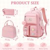 FATMOON School Backpack For Back to School- 18″ Multifunctional Large Capacity Cute Girls Backpack - Students Bookbag Travel Daypack - 3 of 4