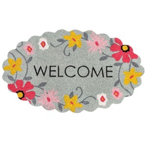 A1HC Natural Coir Doormat, 18" x 30", Heavy-Duty, Non-Slip PVC Backing Entrance Mat - 1 of 4