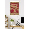 Trends International NFL San Francisco 49ers - Logo 25 Framed Wall Poster Prints - 2 of 4