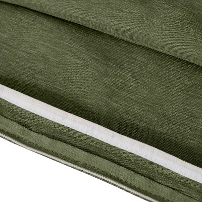 Montlake Water-Resistant Green Patio Bench Cushion