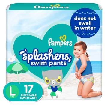 Pampers Splashers Disposable Swim Pants - (Select Size and Count)