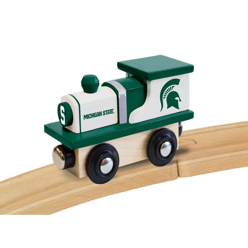 MasterPieces Officially Licensed NCAA Michigan State Spartans Wooden Toy Train Engine For Kids, 5 of 6