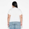 Women's Locals Only Cow Short Sleeve Shrunken Graphic T-Shirt - Off-White - 3 of 3