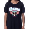 Gremlins Womens' Chibi Style Gizmo Nightgown Sleep Pajama Dress Shirt Black - image 3 of 3