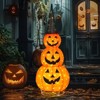 Slickblue 5FT Halloween Pumpkin Decoration with 100 LED Lights for Lawn, Porch, or Garden - 2 of 4