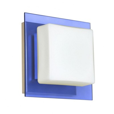 Besa Lighting Alex 1 - Light Vanity in  Satin Nickel