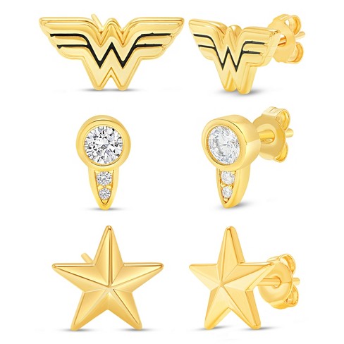 Wonder woman deals stud earrings