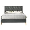 Passion Furniture Bergen Full Tufted Panel Bed - 2 of 4