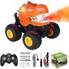 INFURNIC Toy Vehicles Crack Dinosaur Stunt Car Ultimate Action Toy for Kids Thrilling Adventure Play, Orange, 6.63"*7.02"*7.02" - 4 of 4