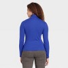 Women's Long Sleeve Mock Turtleneck Ribbed T-Shirt - A New Day™ - image 2 of 4