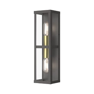 Livex Lighting Gaffney 2 - Light Wall Light in  Bronze/Antique Gold - 1 of 4